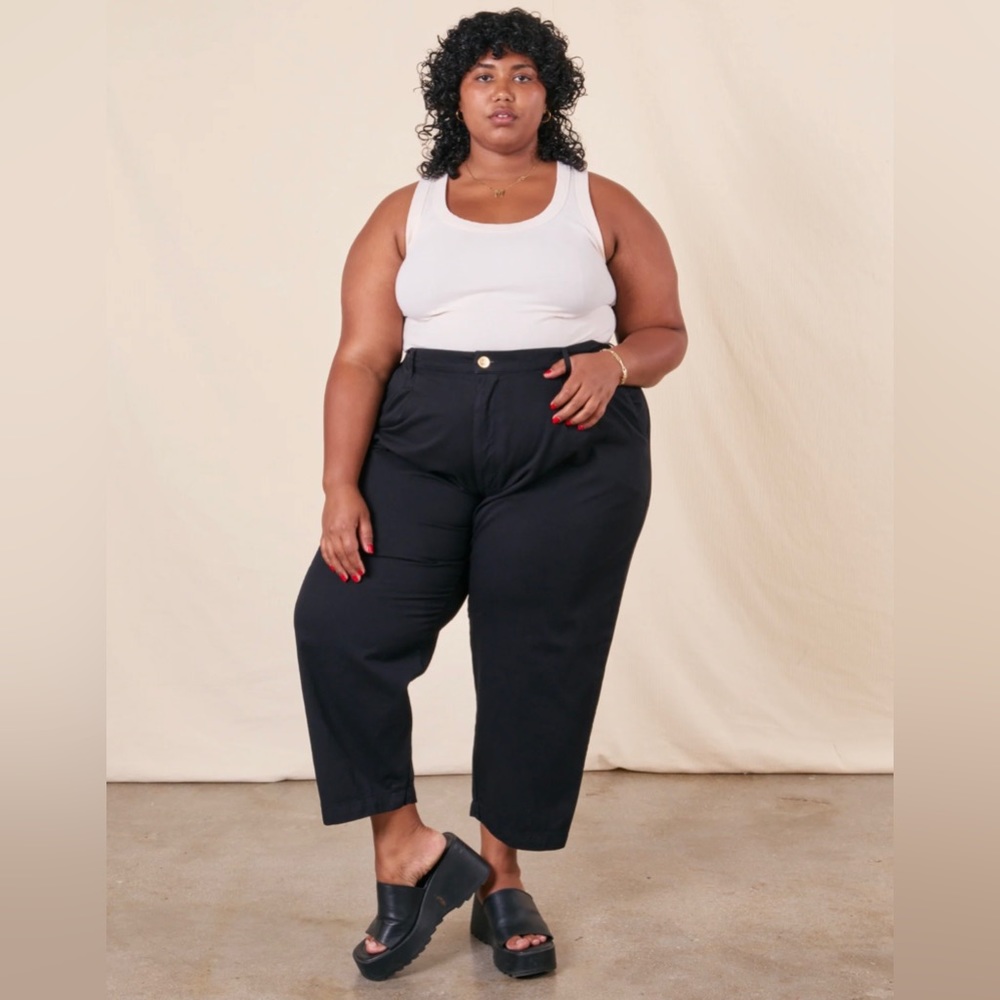 Big bud press petite trousers basic black